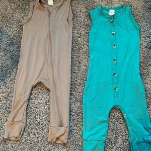 6-12m bundle of kate quinn sleeveless jumpsuits
